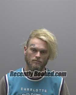 Booking photo from Alamance County, North Carolina