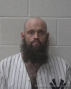 Mugshot of Caleb Levi Garland booked in Alexander County, North Carolina on August 12, 2026