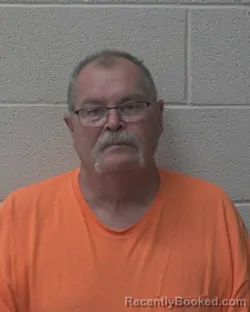 Mugshot of DONALD MAYBERRY HINSON booked in Alexander County, North Carolina on June 17, 2026