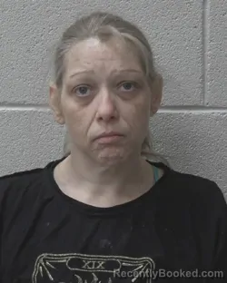 Mugshot of Samantha Kim Triplett booked in Alexander County, North Carolina on August 19, 2026