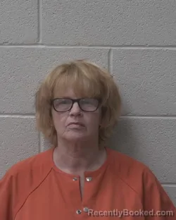 Mugshot of Susan Carol Montgomery booked in Alexander County, North Carolina on October 4, 2026