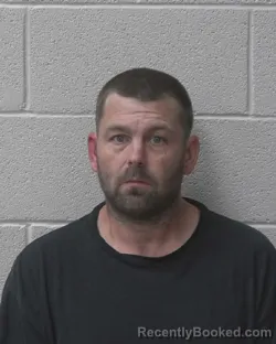 Mugshot of Nathaniel Eugene Frey booked in Alexander County, North Carolina on October 8, 2026