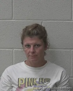 Mugshot of Charlie Ann Bradshaw booked in Alexander County, North Carolina on August 8, 2026