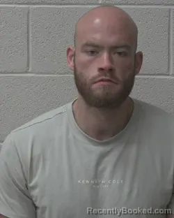 Mugshot of Luke Aaron Parsons booked in Alexander County, North Carolina on August 14, 2026