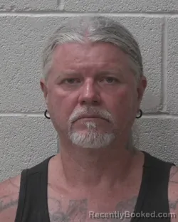 Mugshot of Jimmie Ray Cook booked in Alexander County, North Carolina on August 5, 2026