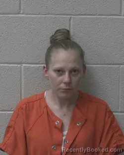 Mugshot of Jessica Diane Hamel booked in Alexander County, North Carolina on October 8, 2026