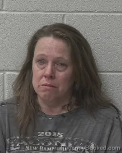 Mugshot of CARRIE MOOSE MITCHELL booked in Alexander County, North Carolina on March 28, 2026