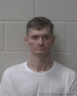 Mugshot of ERIC DAVID CHAD MCALISTER booked in Alexander County, North Carolina on March 31, 2026