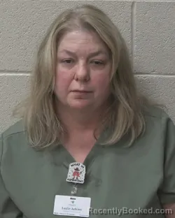 Mugshot of LESLIE BERRY ADKINS booked in Alexander County, North Carolina on April 26, 2026