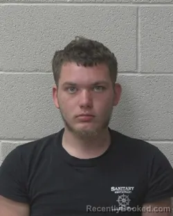 Mugshot of LANDON WAYNE GLOGOWER booked in Alexander County, North Carolina on July 15, 2026