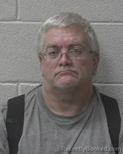 Mugshot of Jay Lee Mcalpin booked in Alexander County, North Carolina on October 13, 2026