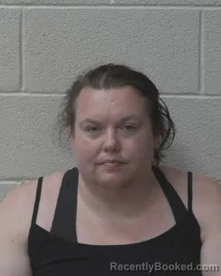 Mugshot of Brittney Lynn Riskey booked in Alexander County, North Carolina on July 31, 2026