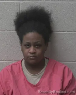 Mugshot of Danaysha Alexandra Booker booked in Alexander County, North Carolina on September 30, 2026