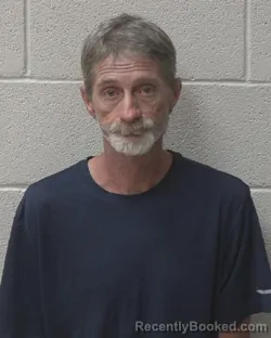 Mugshot of Russell Lynn Bowen booked in Alexander County, North Carolina on October 3, 2026