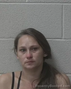 Mugshot of Kelly Sunshine Mitchell booked in Alexander County, North Carolina on October 8, 2026