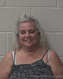 Mugshot of Angela Adkins Keever booked in Alexander County, North Carolina on August 15, 2026
