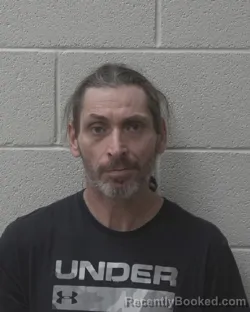 Mugshot of Chad Vance Hill booked in Alexander County, North Carolina on August 7, 2026