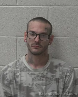 Mugshot of TREVOR JAMES HUFFMAN booked in Alexander County, North Carolina on April 14, 2026