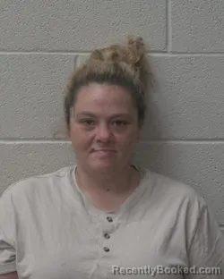 Mugshot of Abigail Louise Mays booked in Alexander County, North Carolina on August 24, 2026