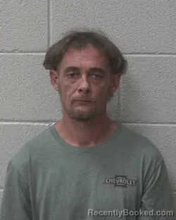 Mugshot of CHRISTOPHER CHARLES MECIMORE booked in Alexander County, North Carolina on March 23, 2026