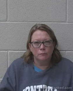 Mugshot of JULIE ANNE MAROULIS booked in Alexander County, North Carolina on July 16, 2026