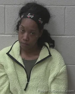 Mugshot of YAKIMA ANQUANETTE GREEN booked in Alexander County, North Carolina on March 24, 2026