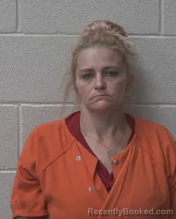 Mugshot of Courtney Elaine Harmon booked in Alexander County, North Carolina on October 8, 2026