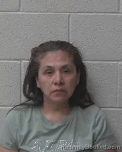 Mugshot of MARTHA ALVAREZ GARCIA booked in Alexander County, North Carolina on March 29, 2026