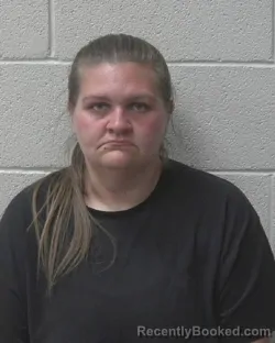 Mugshot of Holly Marie Payne booked in Alexander County, North Carolina on October 21, 2026