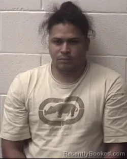 Mugshot of Miguel Angel Arroyo booked in Alexander County, North Carolina on July 11, 2026