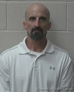 Mugshot of David Lee Brittain booked in Alexander County, North Carolina on August 13, 2026