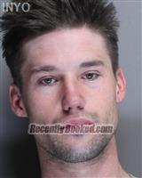 Booking photo from Inyo County, California