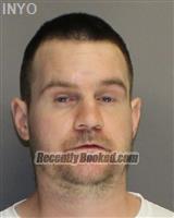 Booking photo from Inyo County, California