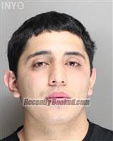 Booking photo from Inyo County, California