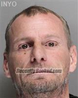 Booking photo from Inyo County, California