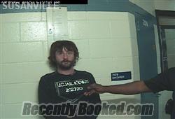 Booking photo from Lassen County, California