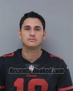 Booking photo from Madera County, California