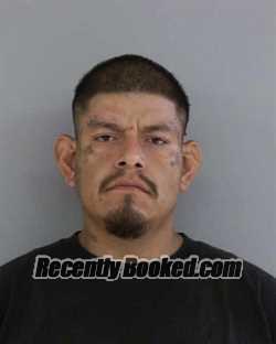 Booking photo from Madera County, California
