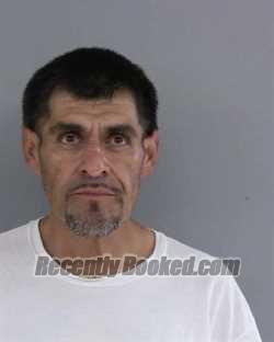 Booking photo from Madera County, California
