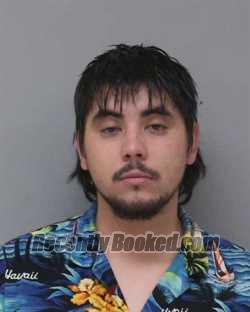 Booking photo from Madera County, California