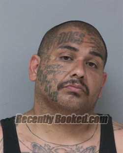 Booking photo from Madera County, California