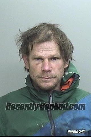 Booking photo from Mendocino County, California