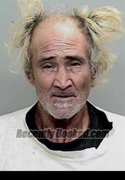 Booking photo from Mendocino County, California