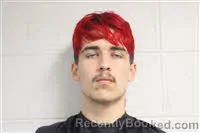 Mugshot of Zack Moureles booked in Avery County, North Carolina on August 9, 2026