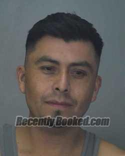 Booking photo from Merced County, California