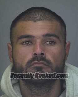 Mugshot of JORGE LUIZ NIETO booked in Merced County, California on April 10, 2026