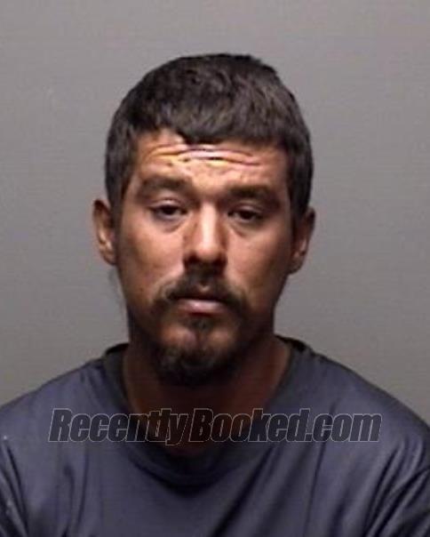 Booking photo from Merced County, California