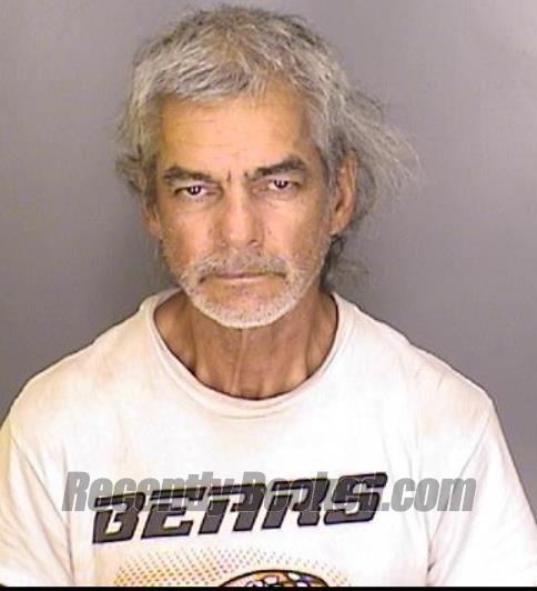 Booking photo from Merced County, California
