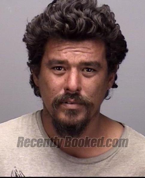 Booking photo from Merced County, California
