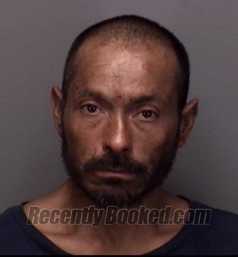 Booking photo from Merced County, California